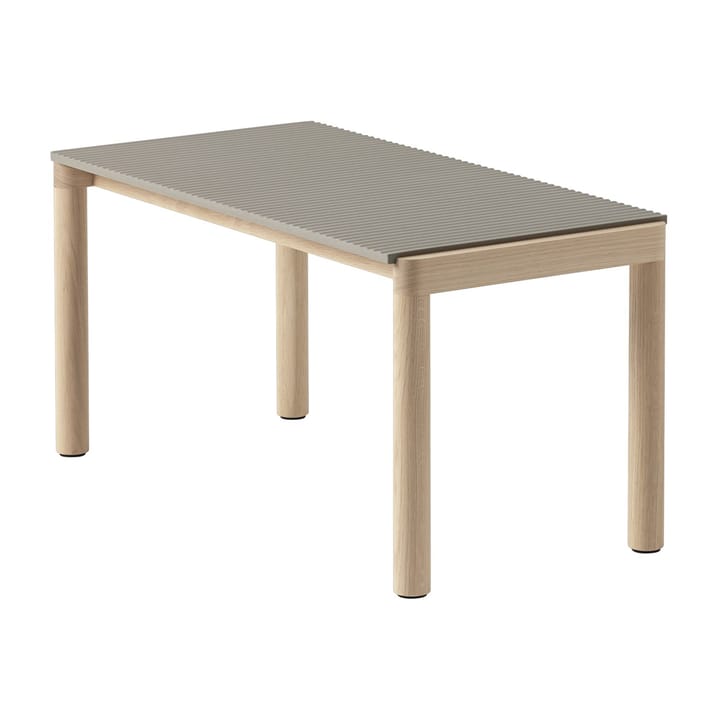 Couple 1 Wavy Beistelltisch 40 x 84 x 40cm - Taupe-oak - Muuto