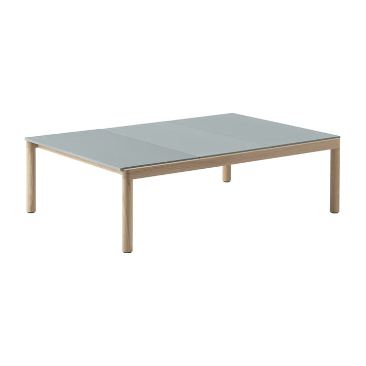 Couple 2 Plain-1 Wavy Beistelltisch 120 x 84 x 35cm - Pale blue-oak - Muuto