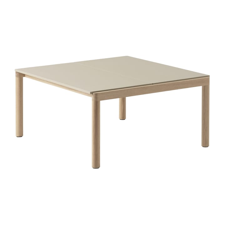 Couple 2 Plain Beistelltisch 80 x 84 x 40cm - Sand-oak - Muuto