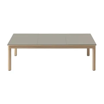 Couple 3 Plain Couchtisch 120 x 84 x 35cm - Taupe-oak - Muuto