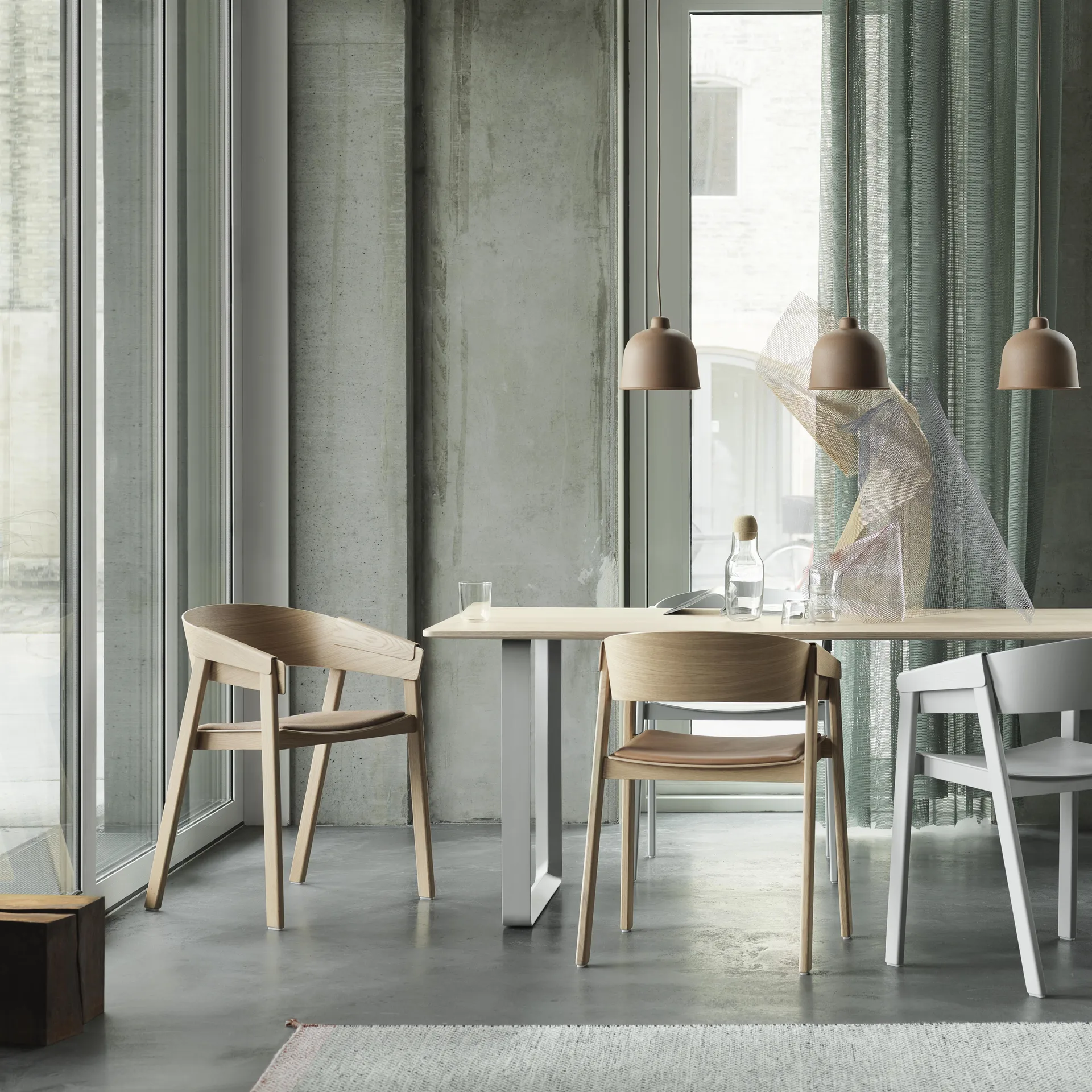 Cover Armchair, Eiche Muuto