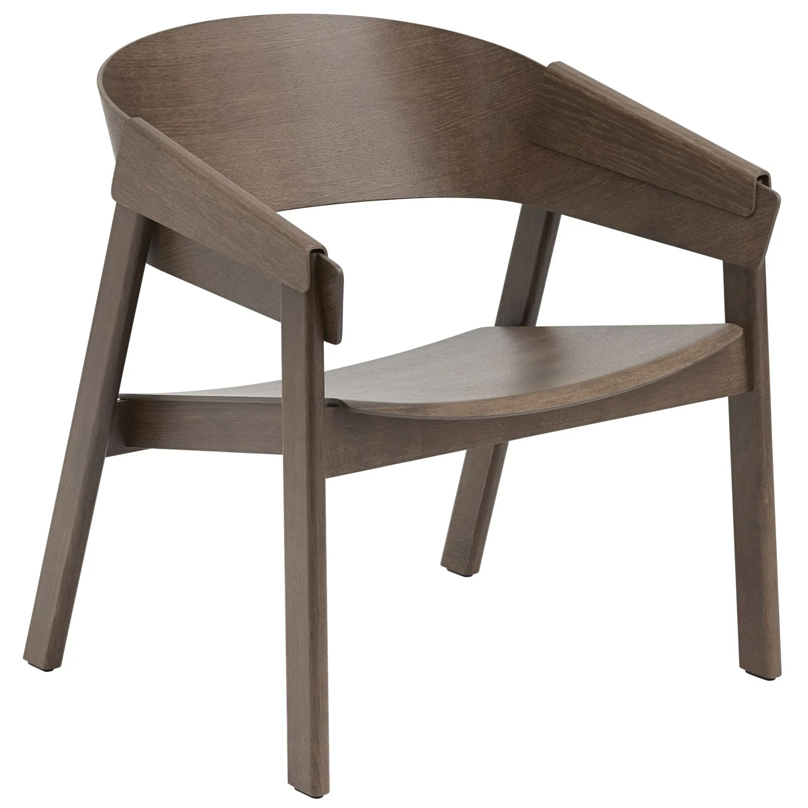 Cover lounge chair, Stained dark brown Muuto