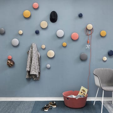 Dots Wandhaken midnight blue (blau) - Klein - Muuto