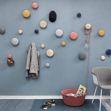 Dots Wandhaken senfgelb - Mittel - Muuto