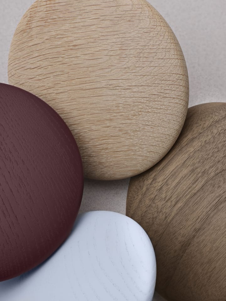 Dots wood Haken dark stained brown - Ø6,5cm - Muuto