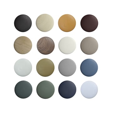 Dots wood Haken sage green - Ø9cm - Muuto