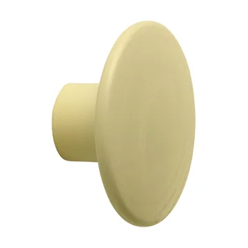 Dots Wood Kleiderhaken - Gelb-Beige, Ø6,5 cm - Muuto