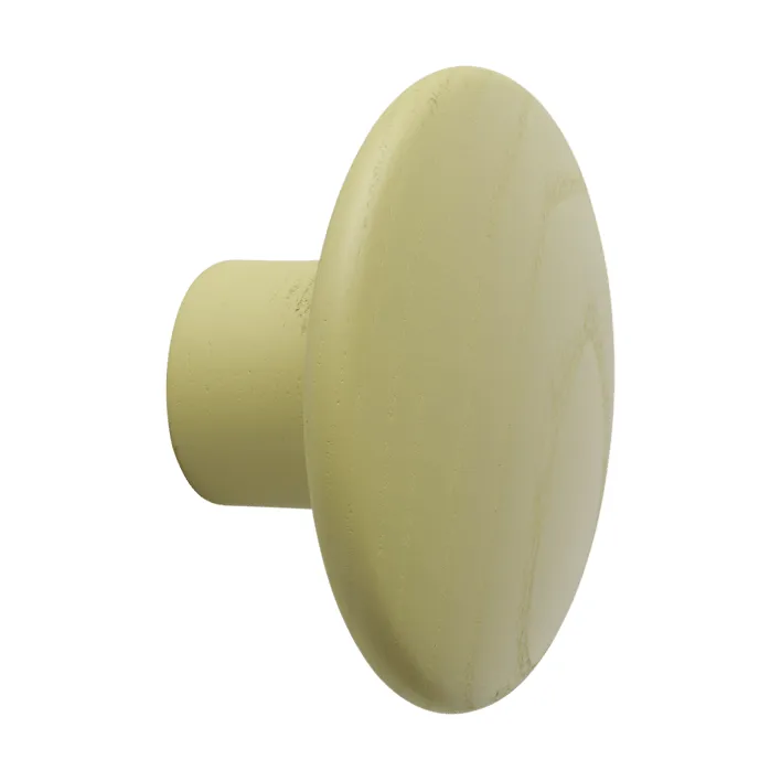 Dots Wood Kleiderhaken - Light olive, Ø6,5 cm - Muuto