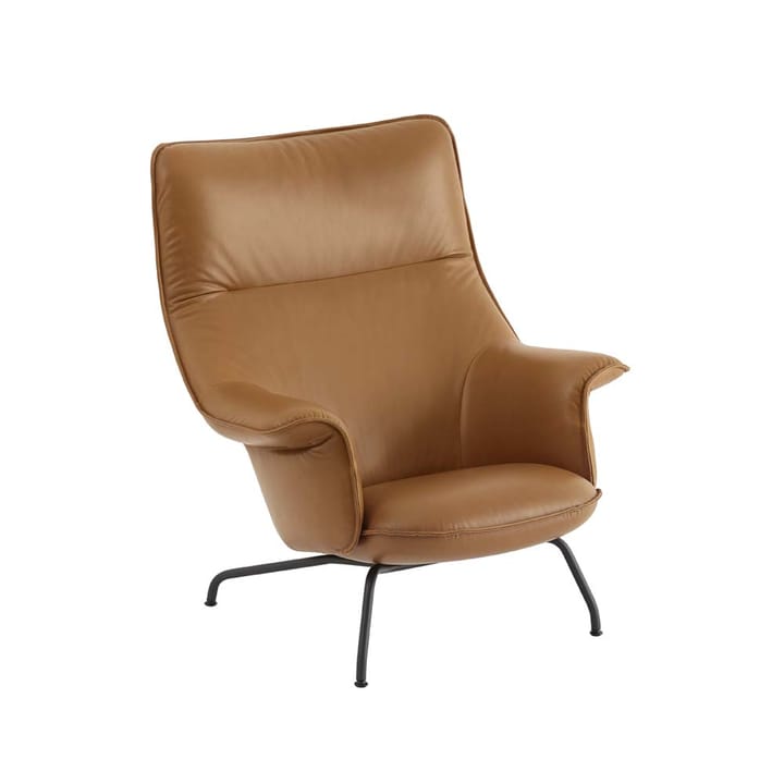 Doze Sessel - Refine leather cognac-Black - Muuto