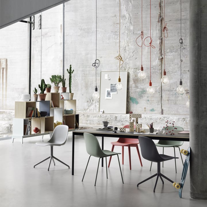 E 27 Lamp Pendelleuchte, Dunkelgrau Muuto