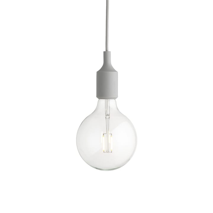 E 27 Lamp Pendelleuchte - Hellgrau - Muuto