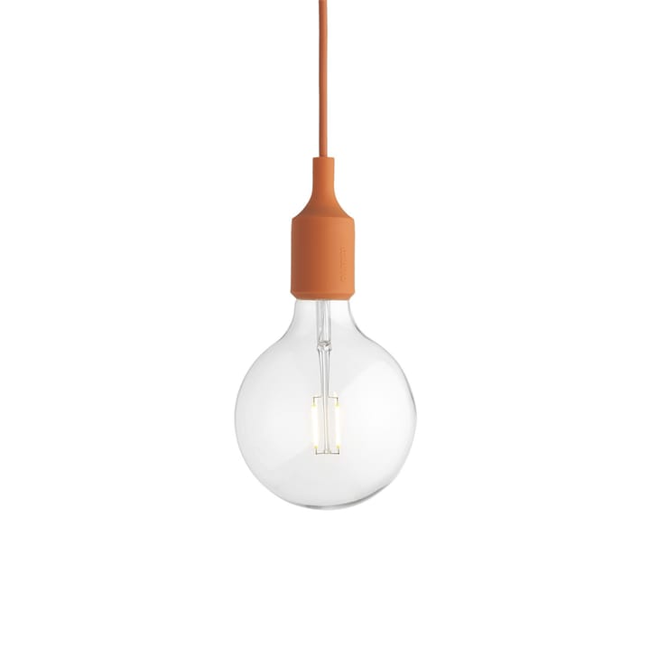E 27 Lamp Pendelleuchte - Orange - Muuto