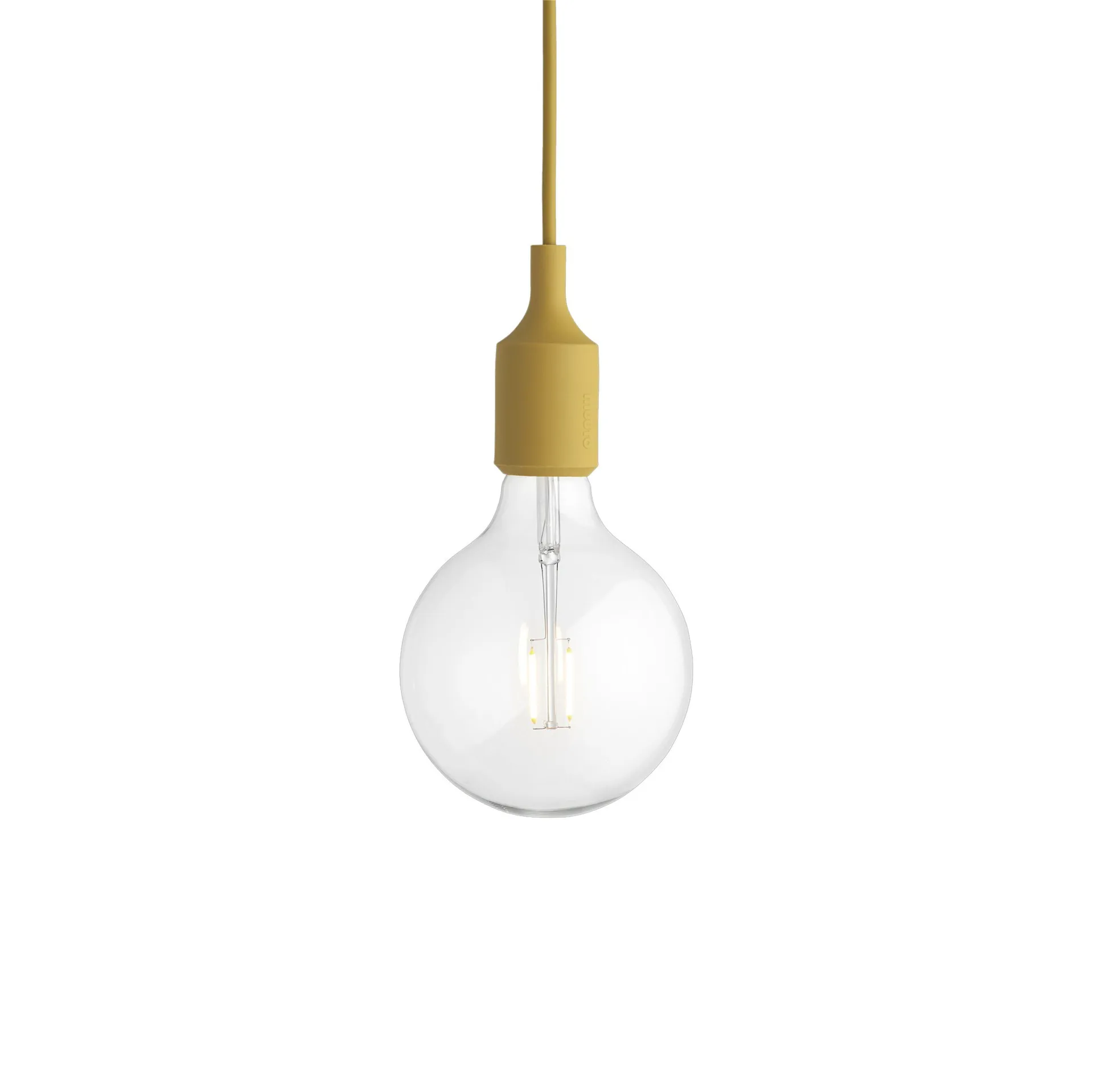 E 27 Lamp Pendelleuchte, Senfgelb Muuto