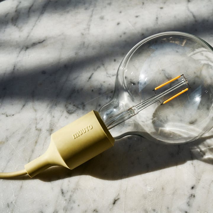 E 27 Lamp Pendelleuchte, Senfgelb Muuto