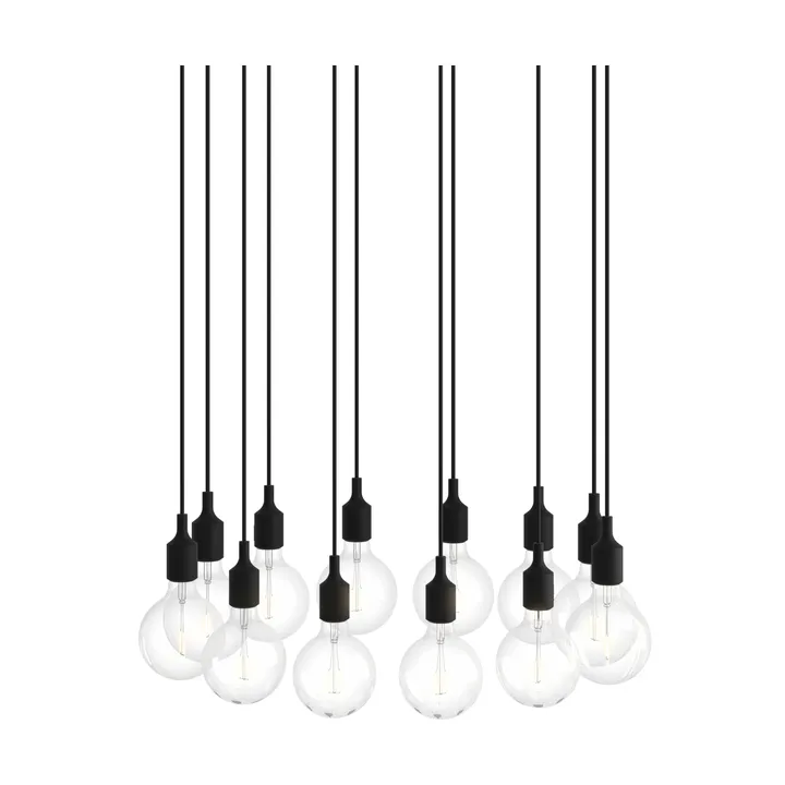 E27 Pendant Cluster 12 Pendelleuchte - Black - Muuto