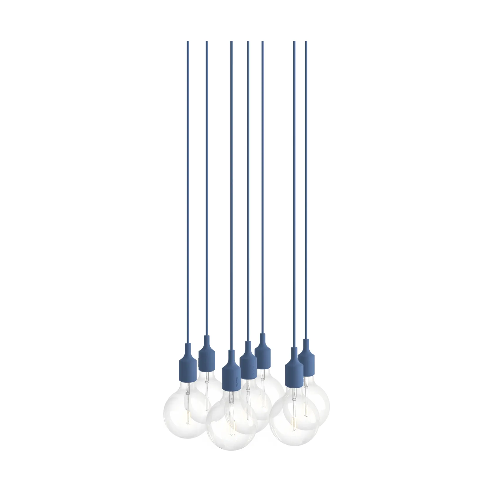 E27 Pendant Cluster 7 Pendel, Hellblau Muuto