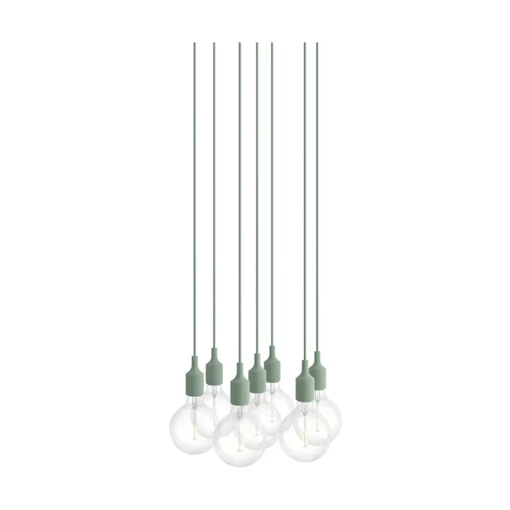 E27 Pendant Cluster 7 Pendel - Hellgrün - Muuto