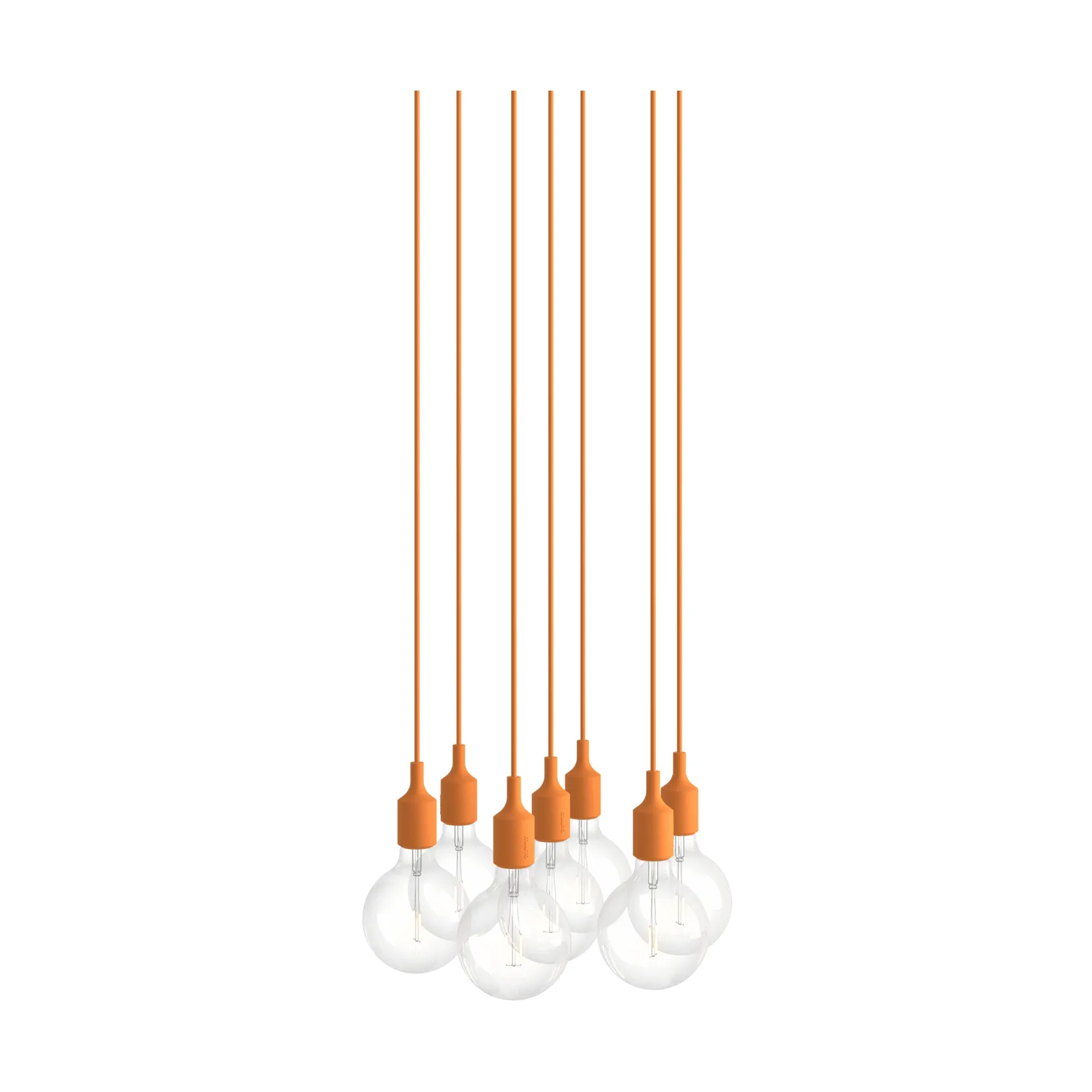 E27 Pendant Cluster 7 Pendel, Hellorange Muuto