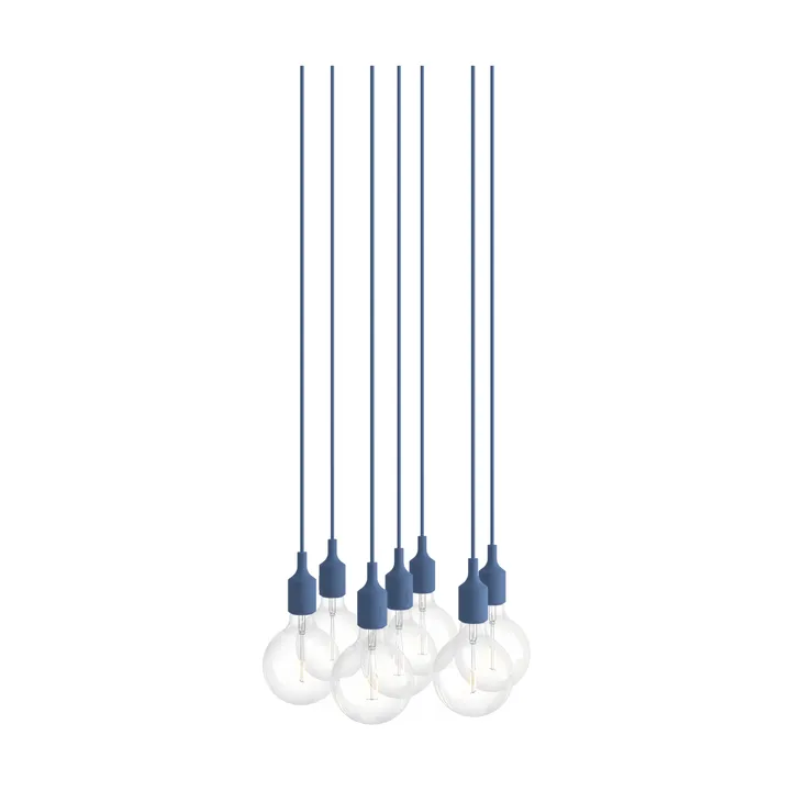 E27 Pendant Cluster 7 Pendelleuchte - Hellblau - Muuto