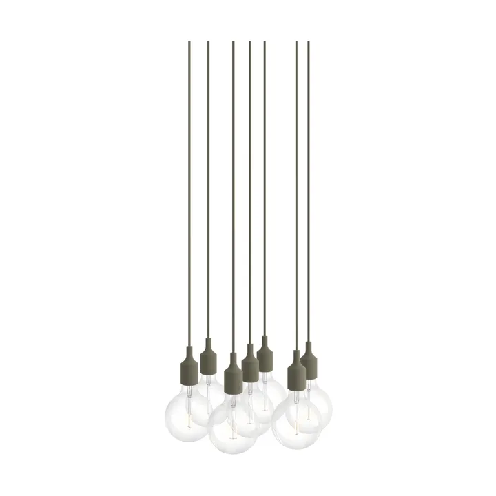 E27 Pendant Cluster 7 Pendelleuchte - Olive - Muuto