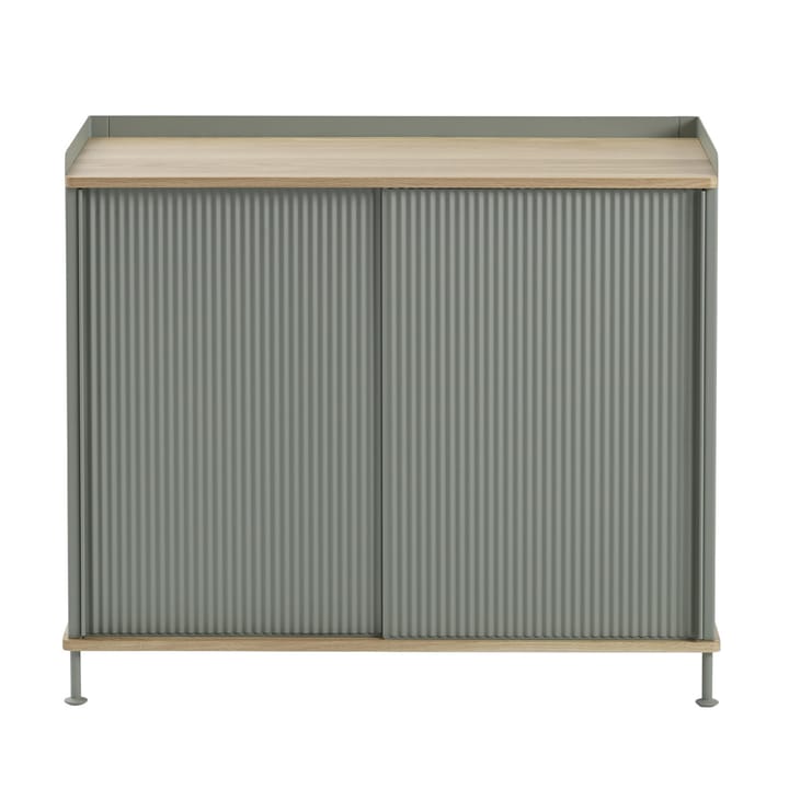Enfold Sideboard hoch, Oak-dusty green Muuto