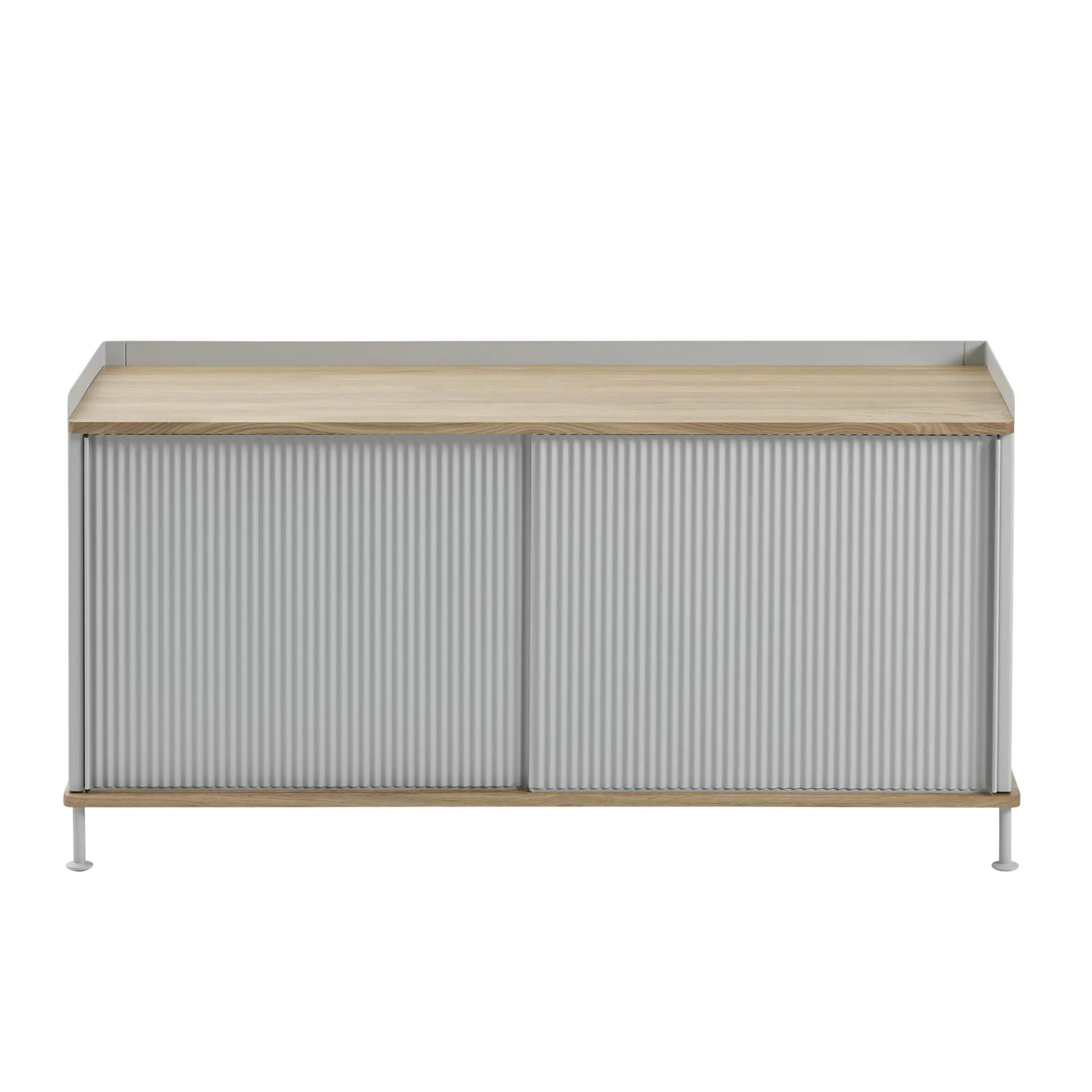 Enfold Sideboard niedrig 125x45x63 cm, Oak-Grey Muuto