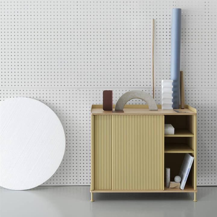Enfold Tall Sideboard, Grey-Metal Muuto