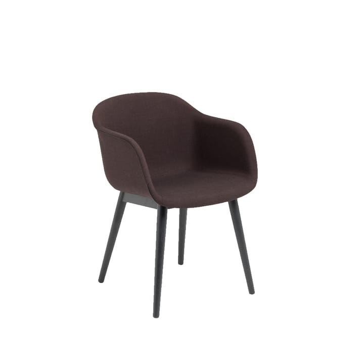 Fiber Armlehnstuhl tube base - Remix 373-black - Muuto