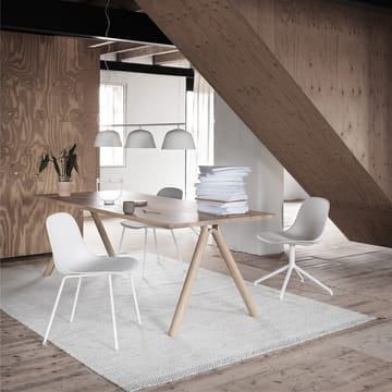 Fiber Beistellstuhl - Natural white-White (plastic) - Muuto