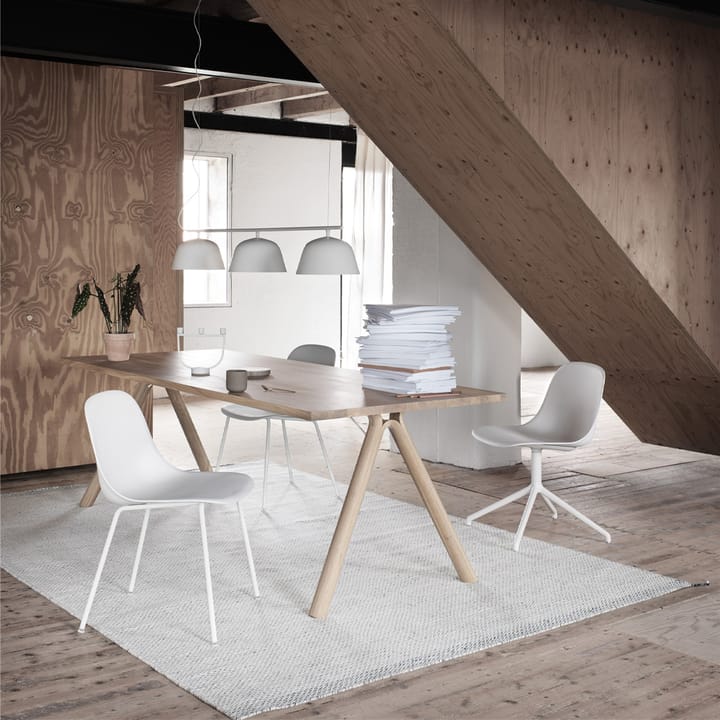 Fiber Beistellstuhl, Natural white-White (plastic) Muuto