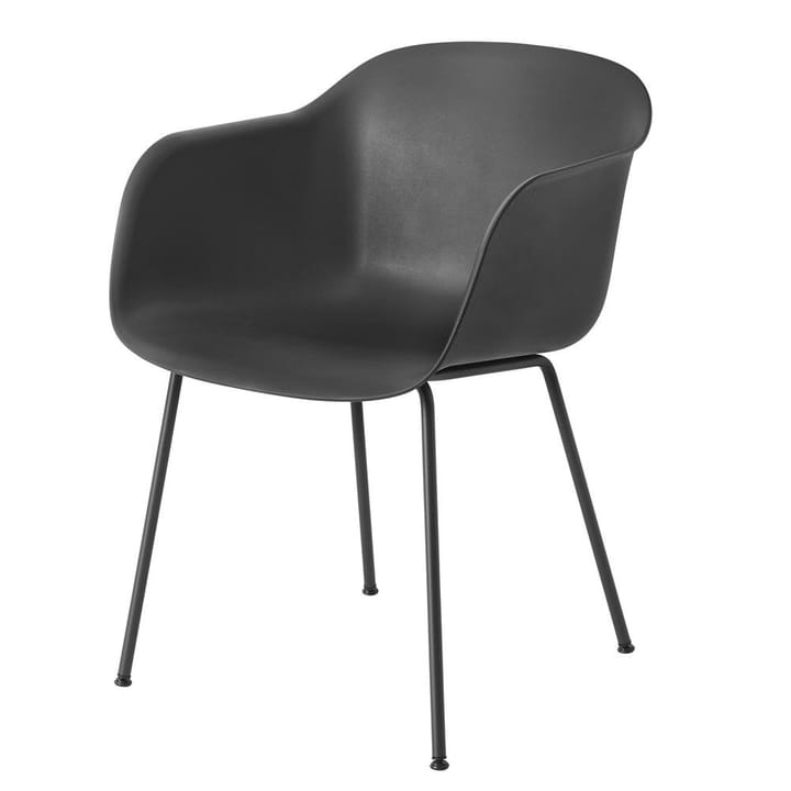 Fiber chair Stuhl mit Armlehne - Schwarz - Muuto