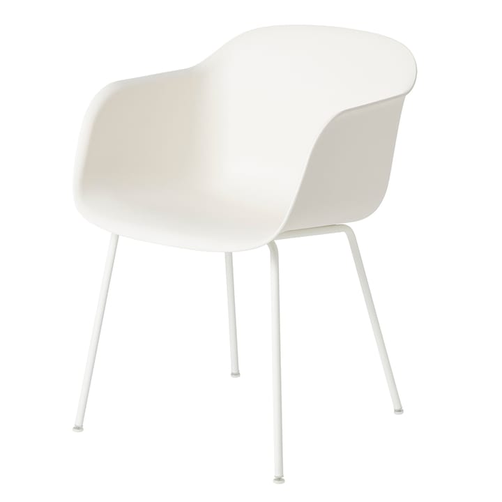 Fiber chair Stuhl mit Armlehne - Weiß - Muuto