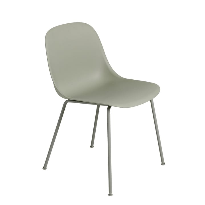 Fiber side chair Stuhl - Dusty green (Kunststoff) - Muuto