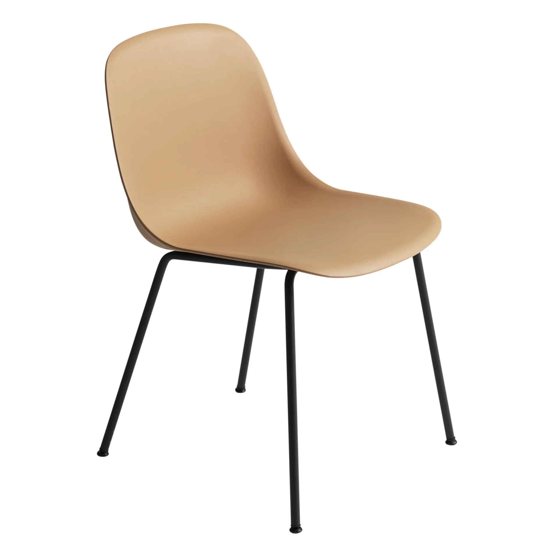 Fiber side chair Stuhl, Okra (gelb) Muuto