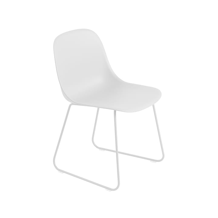 Fiber Stuhl Stahl Kunststoffsitz - Natural white-White - Muuto