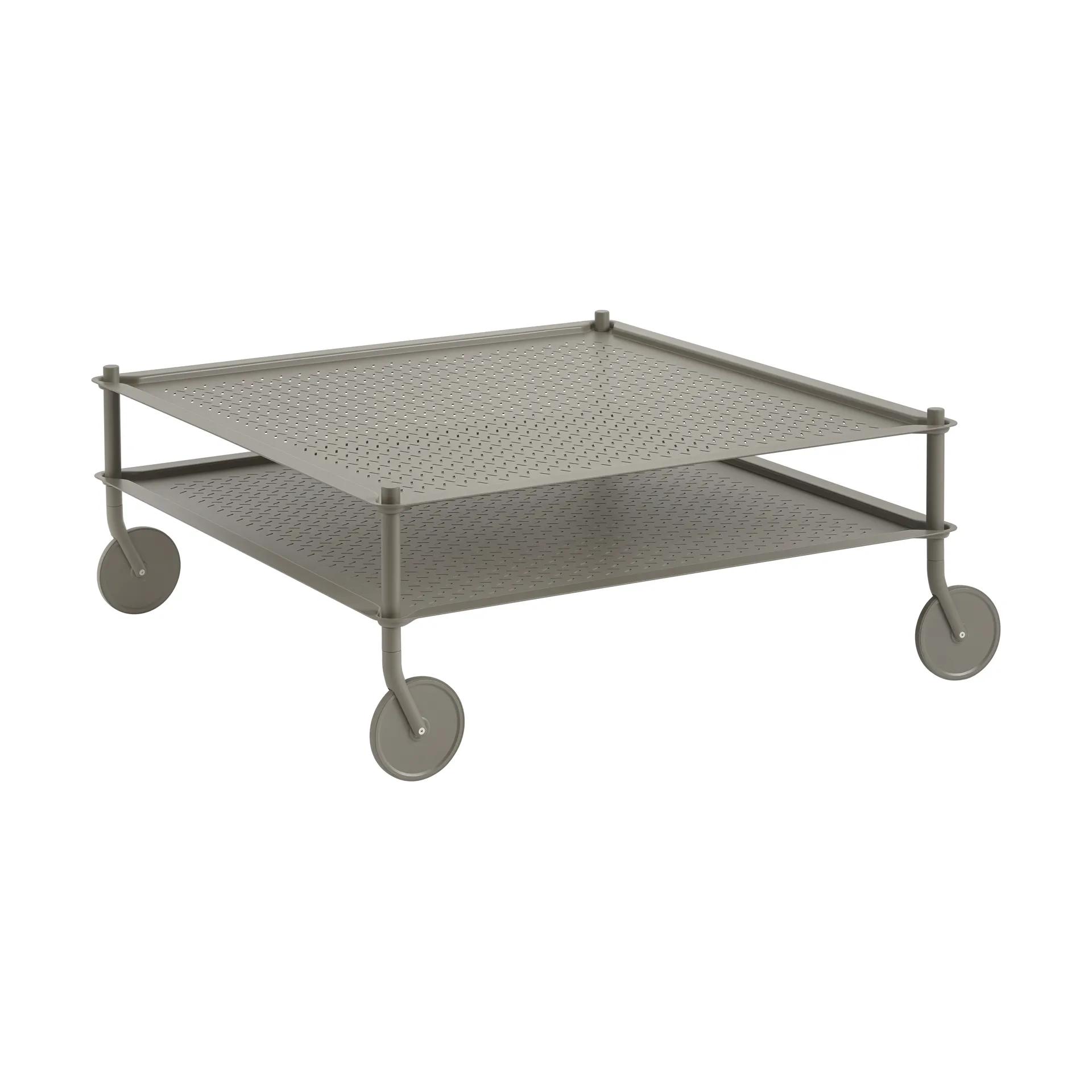 Flow Couchtisch 95x95 cm, Taupe Muuto