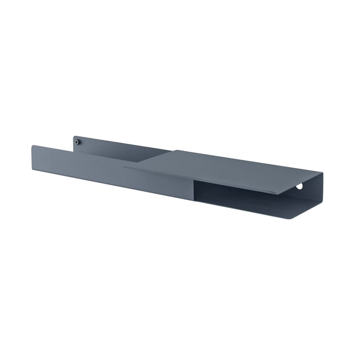 Folded platform Regal 62 x 5,4cm - Blue-Grey - Muuto