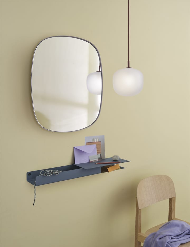 Folded platform Regal 62 x 5,4cm, Blue-Grey Muuto