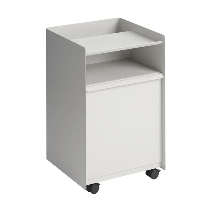 Folded Trolley Rollwagen mit Schublade - Grey - Muuto