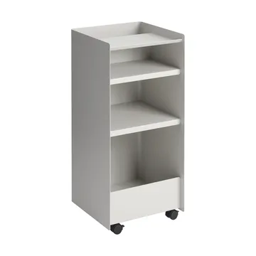 Folded Trolley Rollwagen offen - Grau, 37,4x38,7x37,2 cm - Muuto