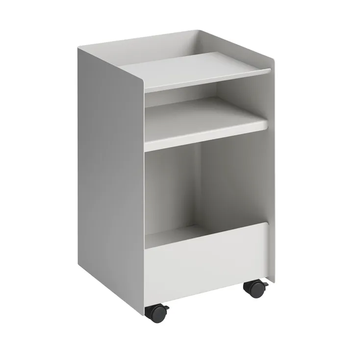Folded Trolley Rollwagen offen - Grau 37,4x61,5x37,2 cm - Muuto