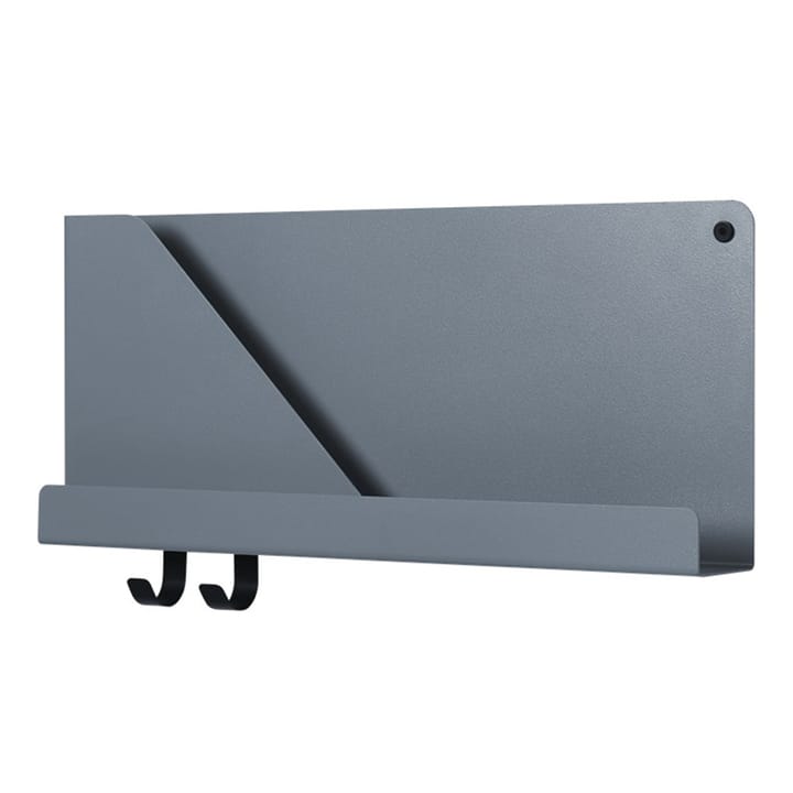 Folded Wandregal klein - Blue grey - Muuto