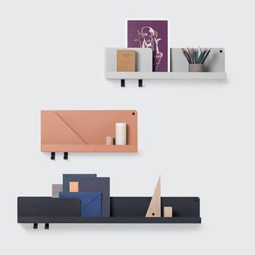 Folded Wandregal medium - Grau - Muuto