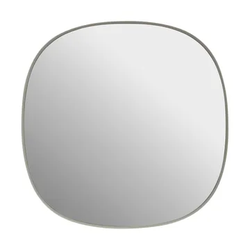 Framed Spiegel - Grey-clear, 40x40 cm - Muuto