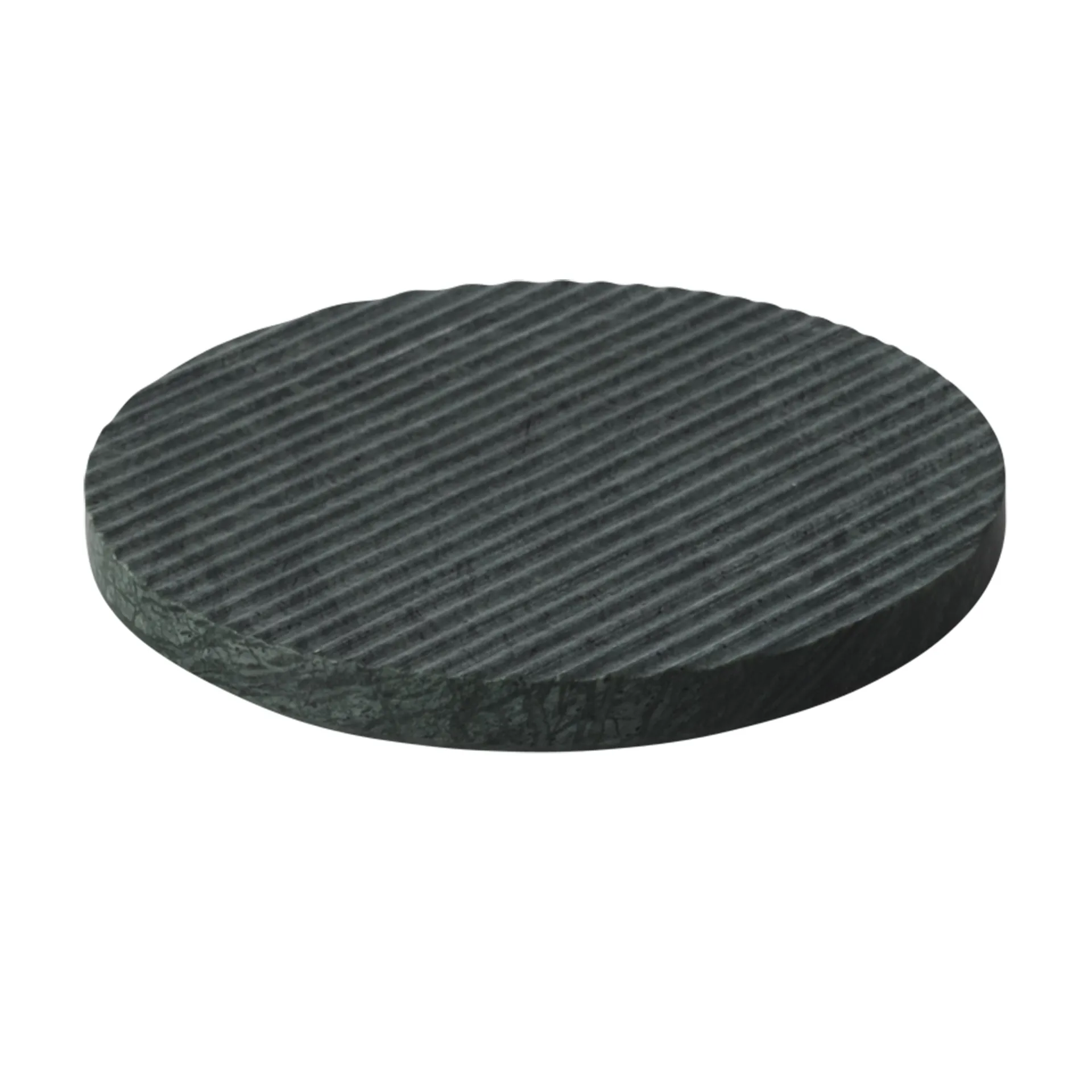 Groove Topfuntersetzer Marmor, Grün groß Muuto
