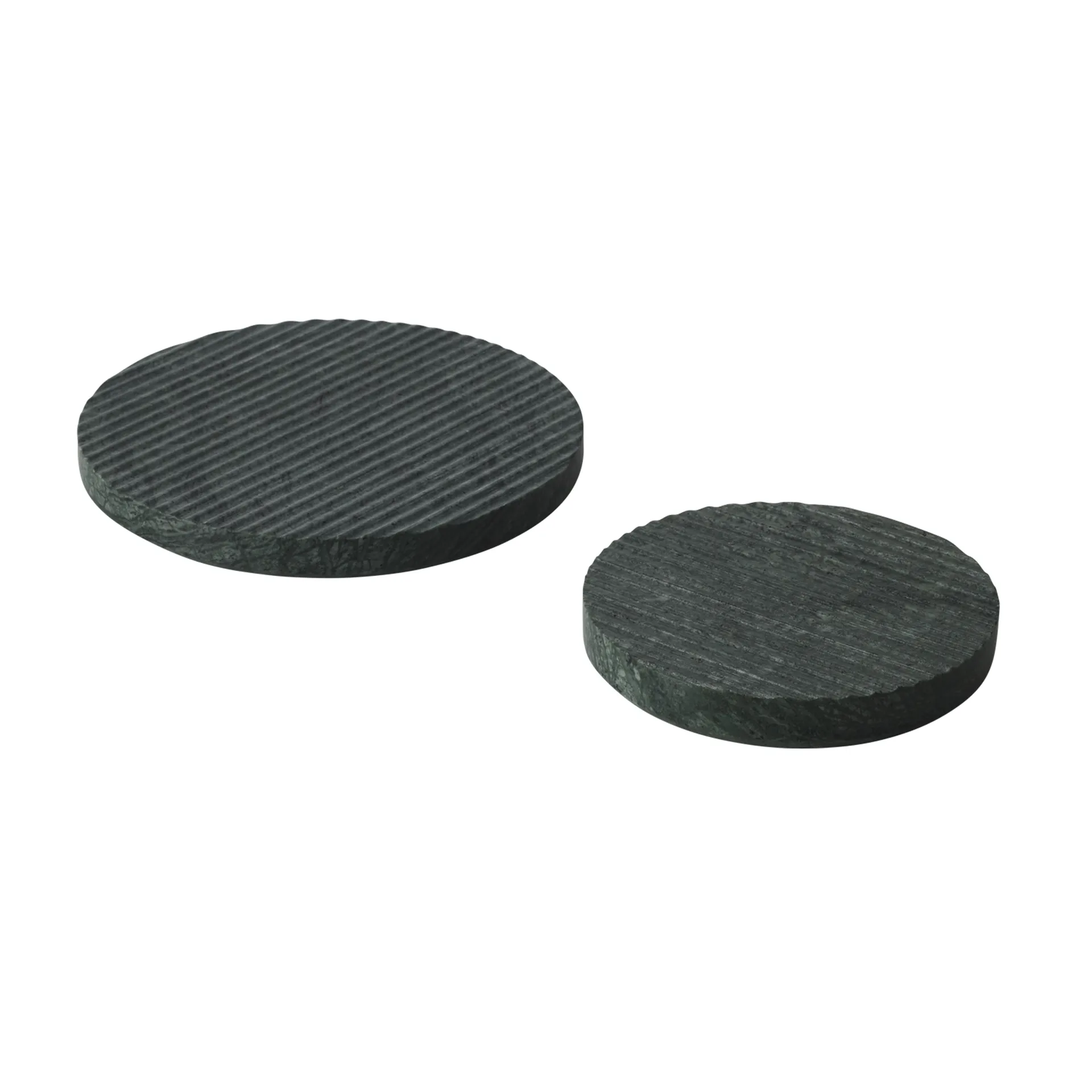 Groove Topfuntersetzer Marmor, Grün groß Muuto