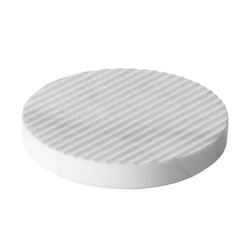 Groove Topfuntersetzer Marmor - Weiß klein - Muuto