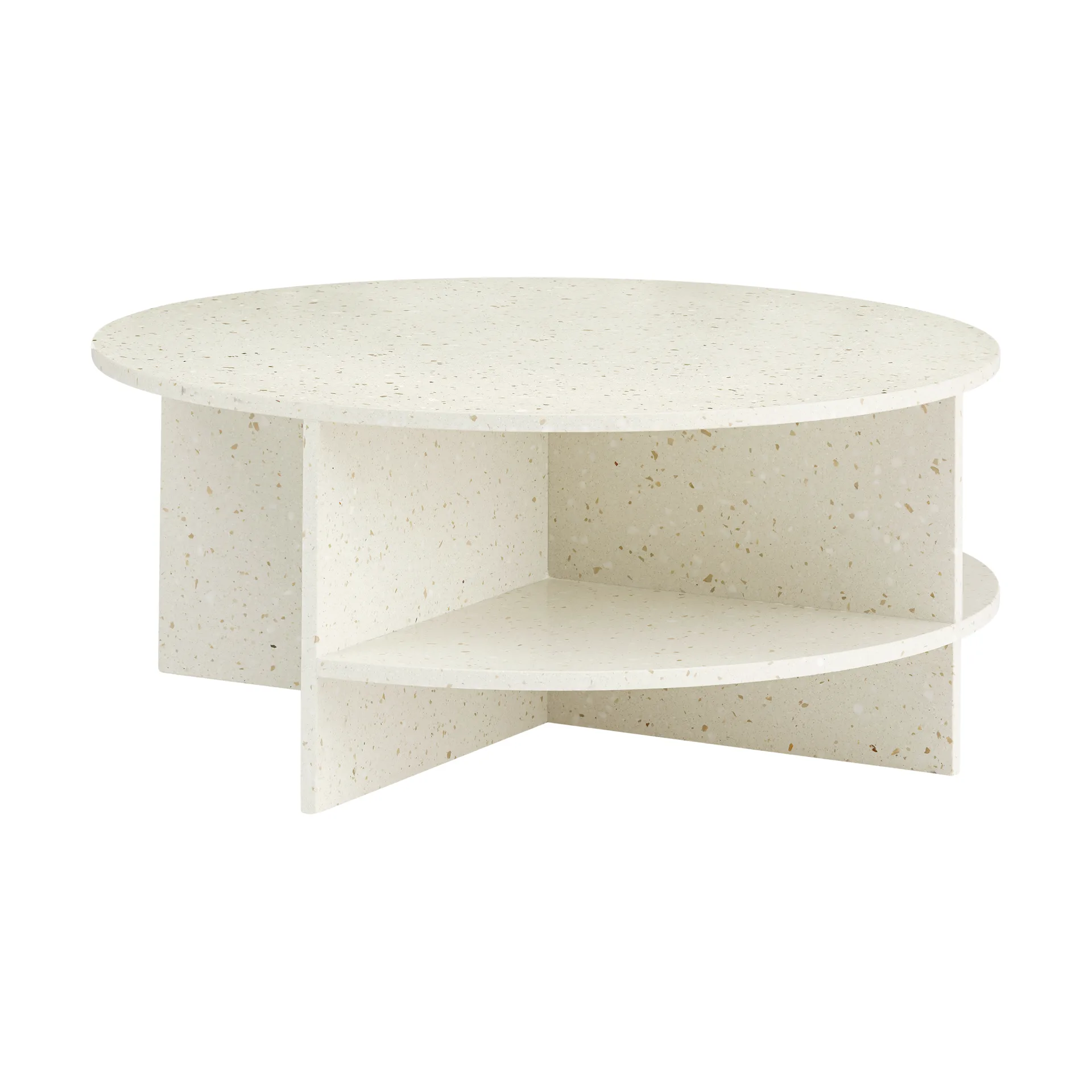 Halves Couchtisch, Off white-terrazzo Muuto