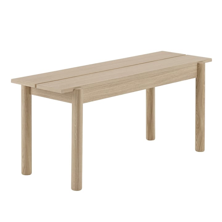 Linear Bank , Eiche - 110cm - Muuto