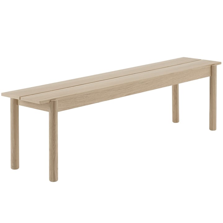 Linear Bank , Eiche - 170cm - Muuto